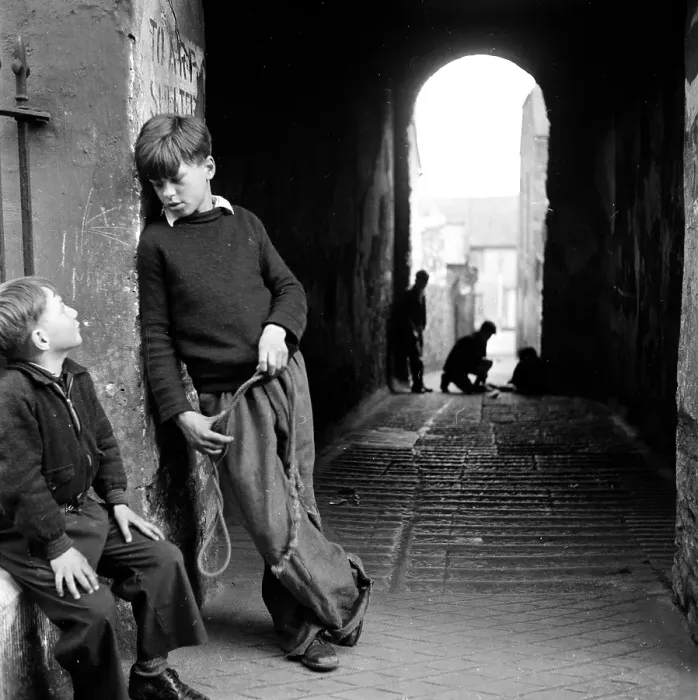 Framed Print : Alley Boys Framed Print : Alley Boys
