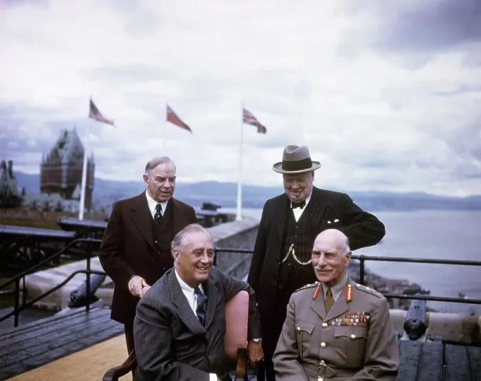 Framed Print : Allied Conference Of 1943 in Quebec