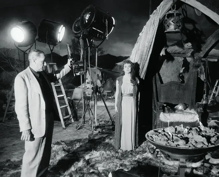 Framed Print : Allison Hayes Standing on a Movie Set Framed Print : Allison Hayes Standing on a Movie Set
