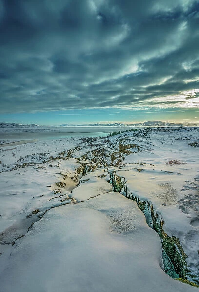 Almannagja fissure, Mid-Atlantic Ridge, Iceland