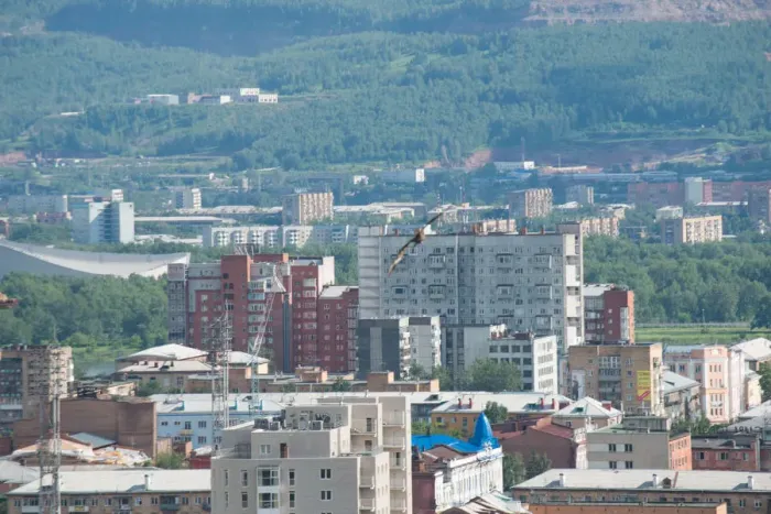 Framed Print : Almaty, made from the top of the mountain