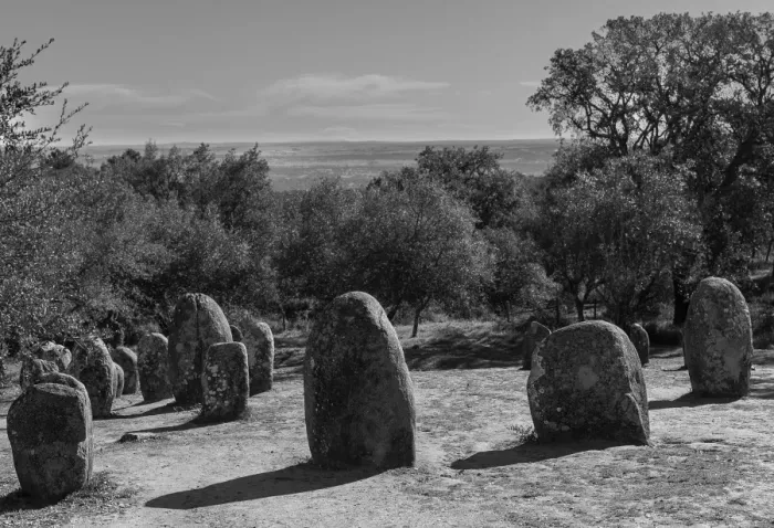 Framed Print : Almendres Cromlech Framed Print : Almendres Cromlech