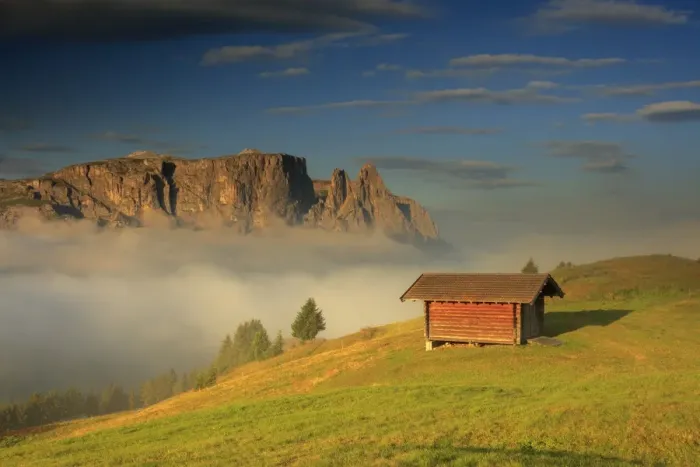 Framed Print : Alpe di Siusi, Dolomites Framed Print : Alpe di Siusi, Dolomites