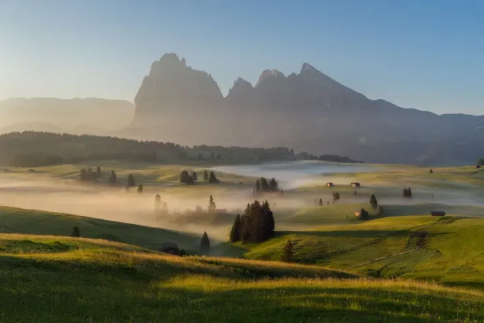 Framed Print : Alpe Di Siusi (Seiser Alm), Dolomites, Italy