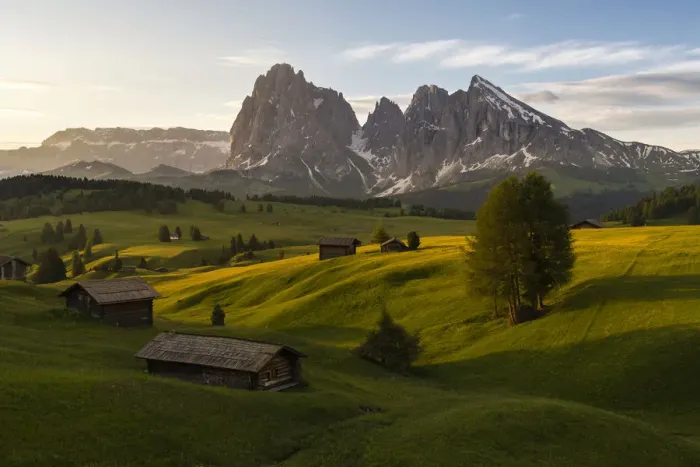 Framed Print : Alpine di siusi (Dolomite area) Framed Print : Alpine di siusi (Dolomite area)