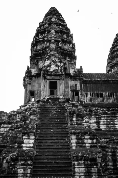 Framed Print : One of the altar of Angkor Wat Siem Reap Cambodia