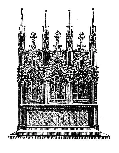 Altar of the Church of St. Elizabeth at Marburg