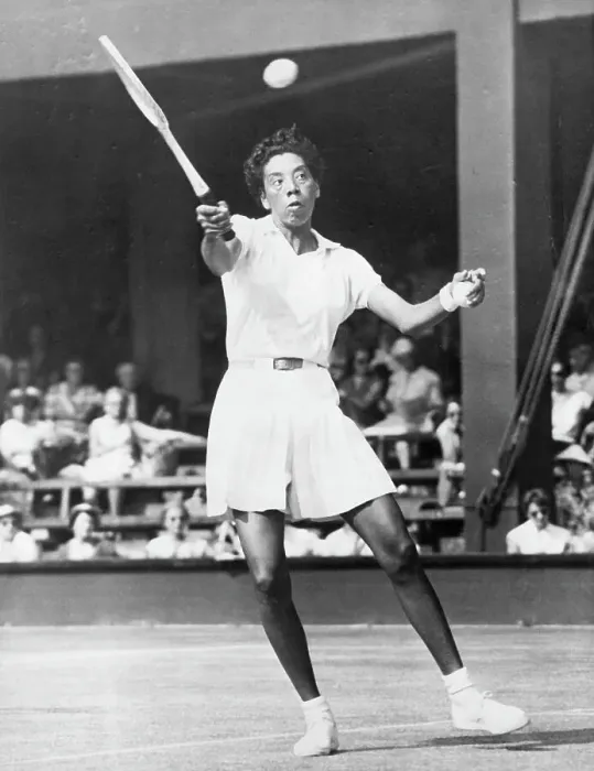 Framed Print : Althea Gibson Playing Tennis Framed Print : Althea Gibson Playing Tennis