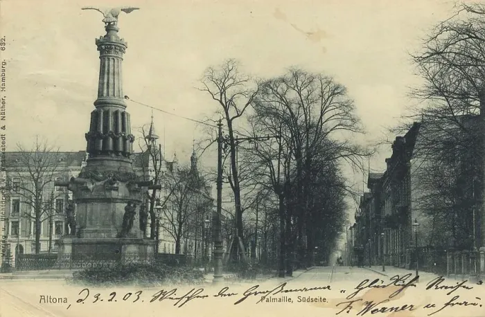 Framed Print : Altona, Hamburg, Germany, postcard with text, view around ca 1910, historical, digital reproduction of a historical postcard, public domain, from that time, exact date unknown Framed Print : Altona, Hamburg, Germany, postcard with text, view around ca 1910, historical, digital reproduction of a historical postcard, public domain, from that time, exact date unknown