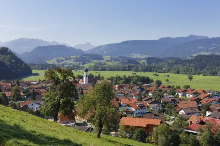 Framed Print : Altstaedten, community of Sonthofen, Oberallgaeu, Allgaeu, Swabia, Bavaria, Germany, Europe Framed Print : Altstaedten, community of Sonthofen, Oberallgaeu, Allgaeu, Swabia, Bavaria, Germany, Europe