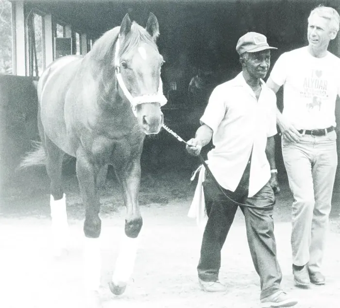 Framed Print : Alydar Leaving Belmont Park Framed Print : Alydar Leaving Belmont Park