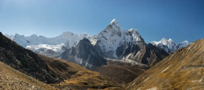 Framed Print : Ama Dablam mountain peak from Kongma la pass Framed Print : Ama Dablam mountain peak from Kongma la pass