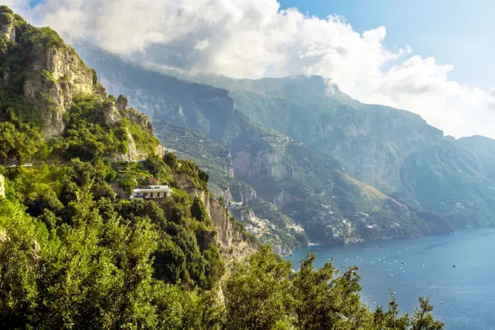 Framed Print : Amalfi Coast and mediterranean sea, Italy Framed Print : Amalfi Coast and mediterranean sea, Italy