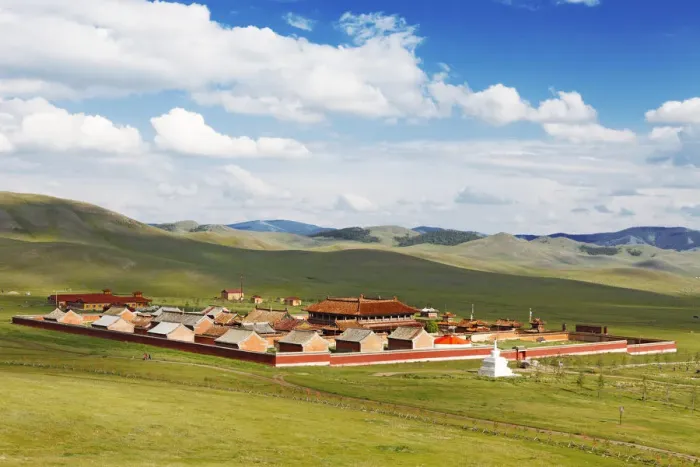 Framed Print : Amarbayasgalant Monastery in green grass landscape, Selenge Aimag, Mongolia Framed Print : Amarbayasgalant Monastery in green grass landscape, Selenge Aimag, Mongolia