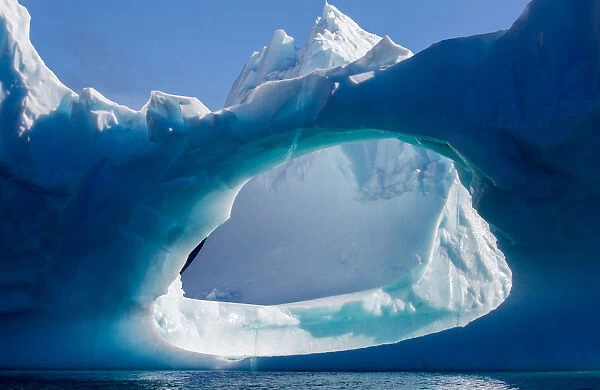 Amazing Iceberg. Incredible iceberg shape in Greenland