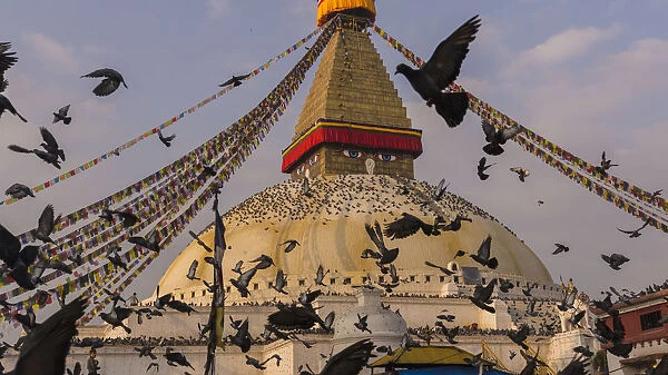 Amazing landmark of Nepal, Boudhanath Stupa