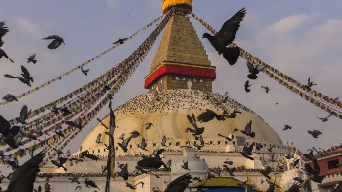 Framed Print : Amazing landmark of Nepal, Boudhanath Stupa Framed Print : Amazing landmark of Nepal, Boudhanath Stupa