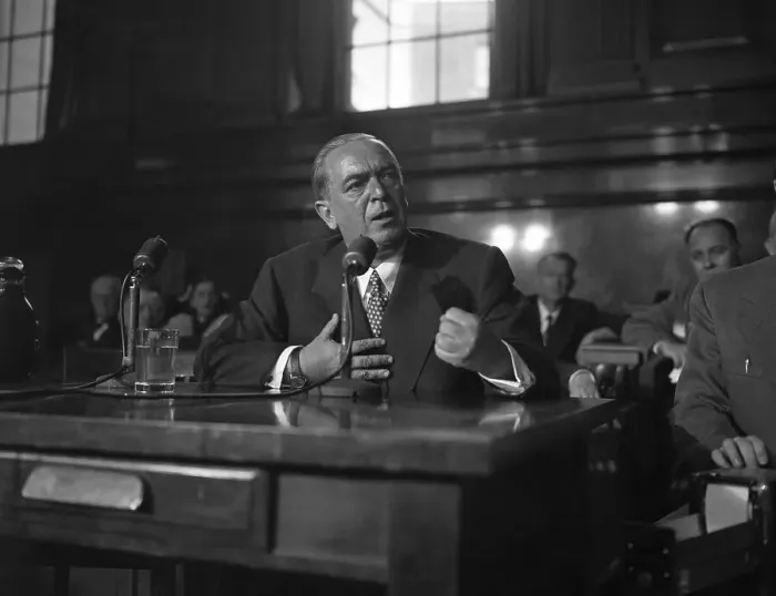 Framed Print : Ambassador O'Dwyer Taking the Stand Framed Print : Ambassador O'Dwyer Taking the Stand