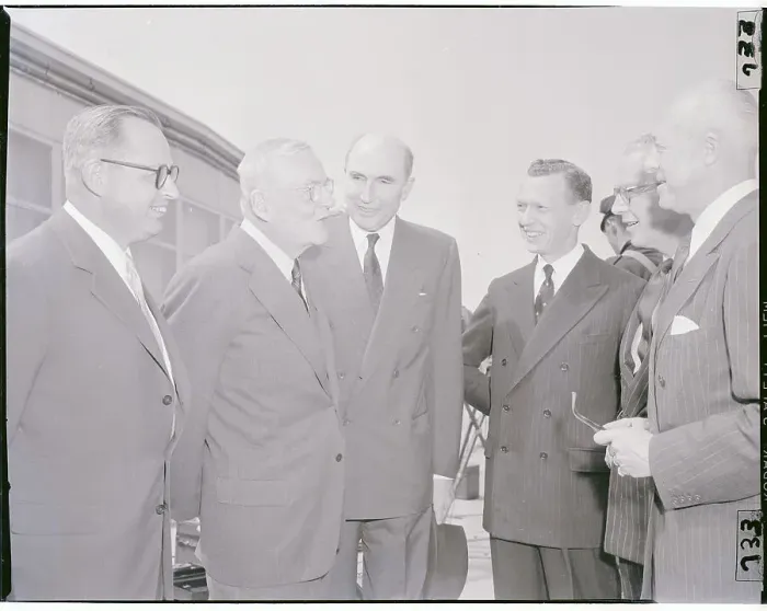 Framed Print : Ambassadors Say Goodbye to John Foster Dulles Framed Print : Ambassadors Say Goodbye to John Foster Dulles