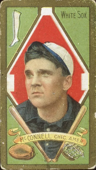 Framed Print : Amby McConnell Baseball Card Framed Print : Amby McConnell Baseball Card