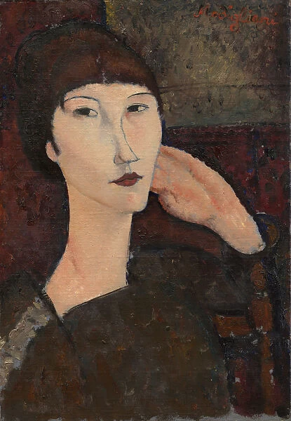 Amedeo Modigliani, Adrienne (Woman with Bangs