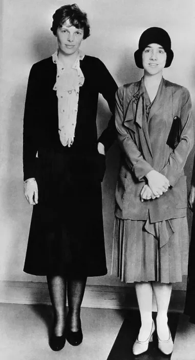 Framed Print : Amelia Earhart and Anne Lindbergh Framed Print : Amelia Earhart and Anne Lindbergh