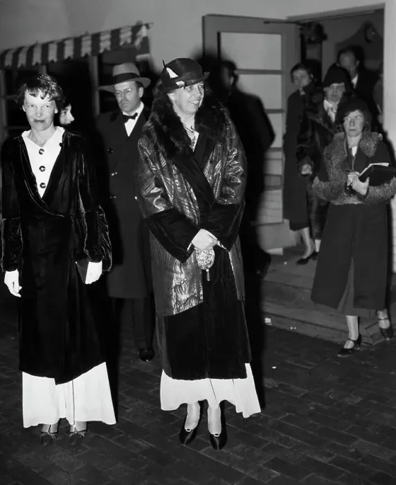 Framed Print : Amelia Earhart And Eleanor Roosevelt Framed Print : Amelia Earhart And Eleanor Roosevelt