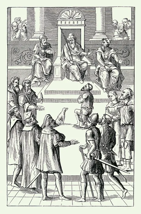 Framed Print : Amende Honorable before the Tribunal Framed Print : Amende Honorable before the Tribunal