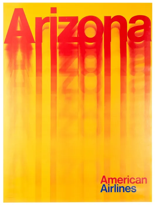 Framed Print : American Airlines Arizona Poster Framed Print : American Airlines Arizona Poster