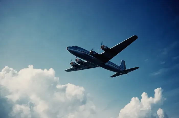 Framed Print : American Airlines Douglas DC-4