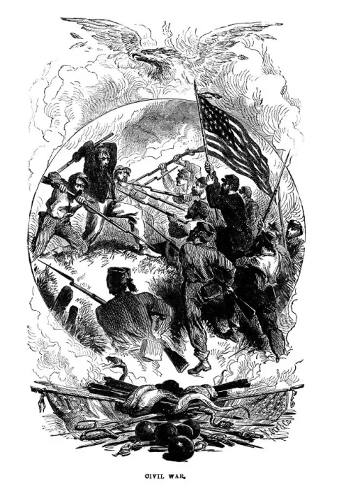 Framed Print : American civil war Framed Print : American civil war