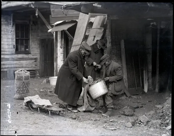 Framed Print : The American Coal Famine 1918 Framed Print : The American Coal Famine 1918