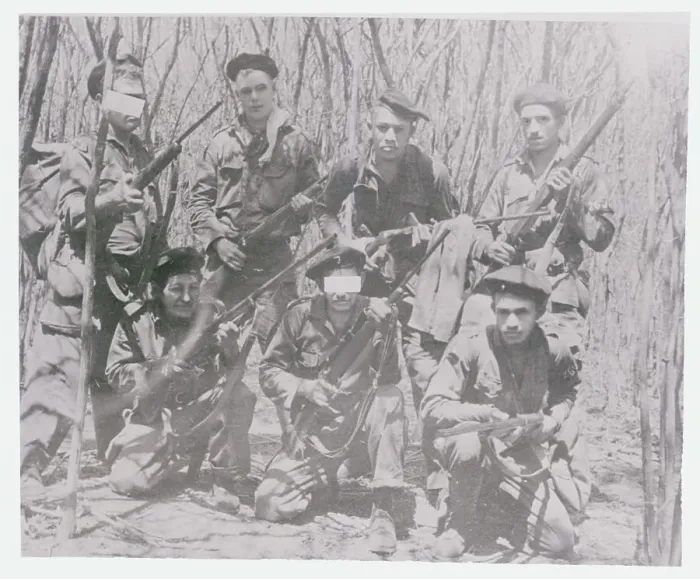 Framed Print : American Deserters in Cuban Paramilitary