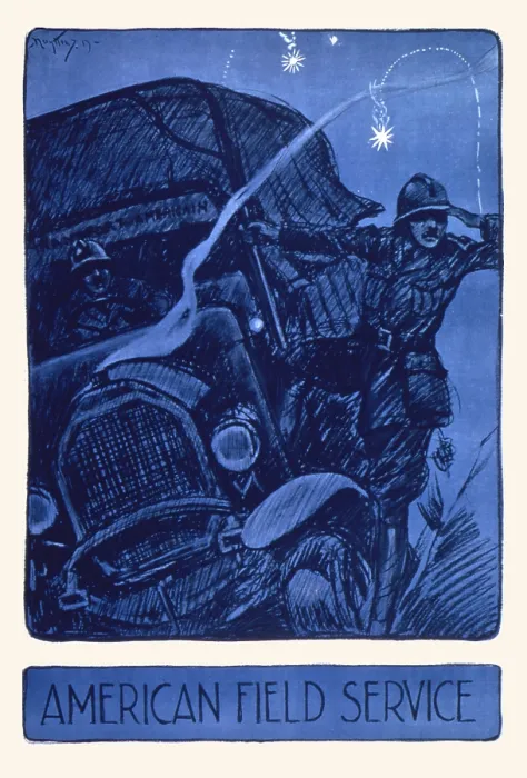 Framed Print : American Field Service