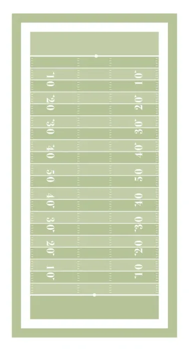 Framed Print : American football pitch