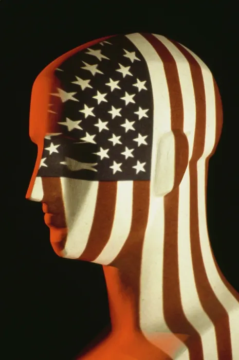 Framed Print : American Head