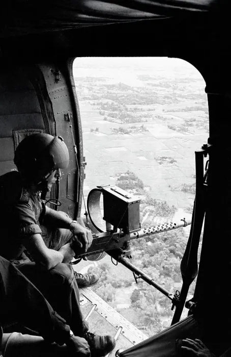 Framed Print : American Helicopter Gunner Framed Print : American Helicopter Gunner