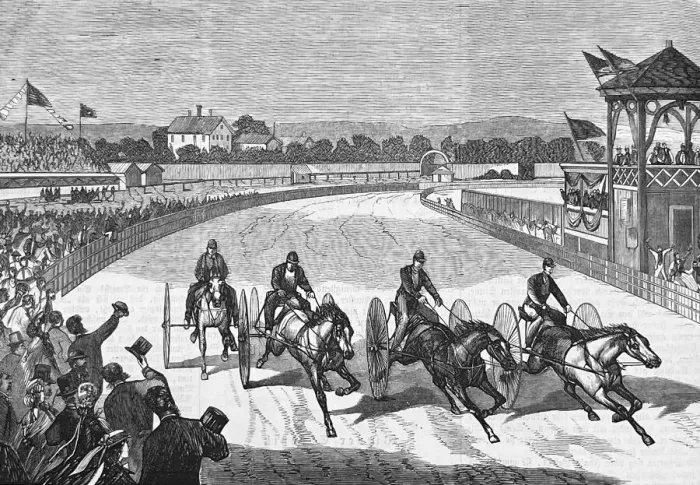 Framed Print : American horse race Framed Print : American horse race
