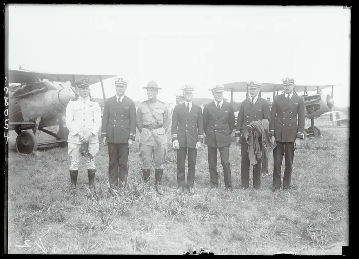 Framed Print : American Navy Fliers in 1922 Framed Print : American Navy Fliers in 1922