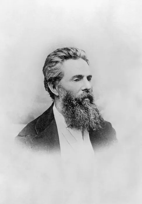 Framed Print : American Novelist Herman Melville