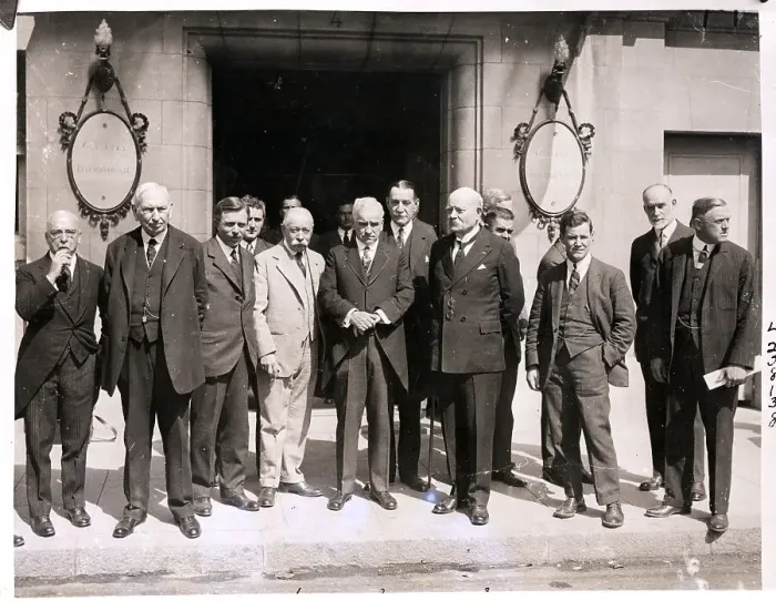 Framed Print : American Observers at League of Nations Framed Print : American Observers at League of Nations