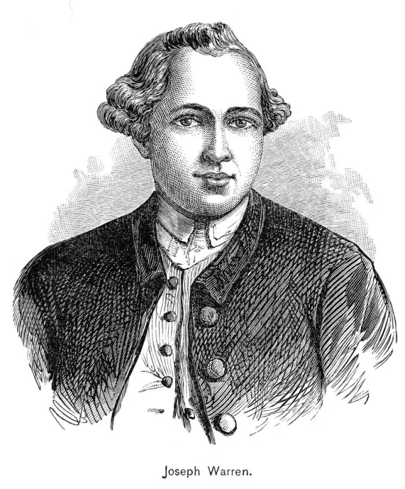 Framed Print : American physician Joseph Warren engraving 1895 Framed Print : American physician Joseph Warren engraving 1895