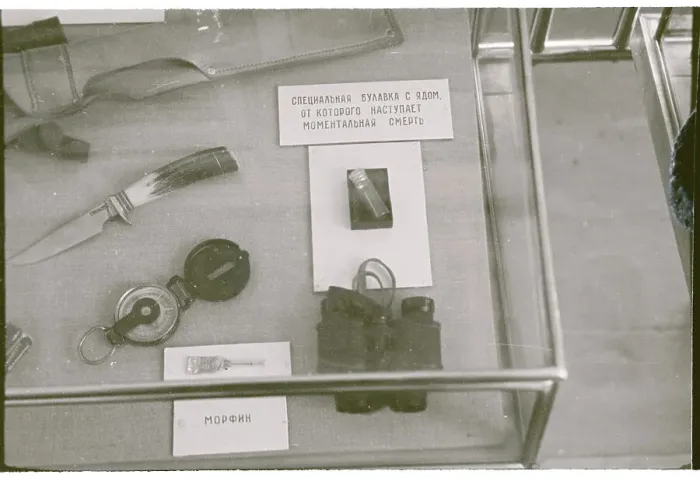 Framed Print : American Pilot's Equipment Displayed in Moscow