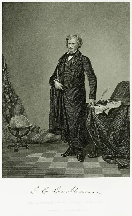 Framed Print : American Politician James C Calhoun Framed Print : American Politician James C Calhoun