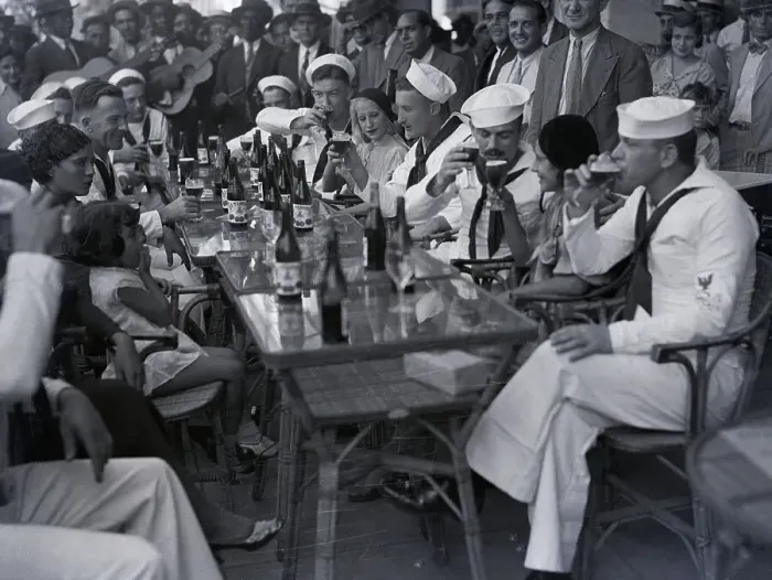 Framed Print : American Sailors In Cuban Bar Framed Print : American Sailors In Cuban Bar