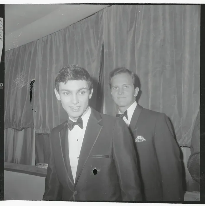 Framed Print : American Singer Gene Pitney and Pat Boone Framed Print : American Singer Gene Pitney and Pat Boone