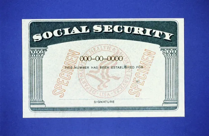 Framed Print : American Social Security Card Framed Print : American Social Security Card