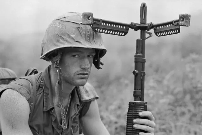 Framed Print : American Soldier in Vietnam Framed Print : American Soldier in Vietnam
