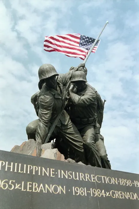 Framed Print : American Soldiers Placing American Flag to Honor Marines Framed Print : American Soldiers Placing American Flag to Honor Marines
