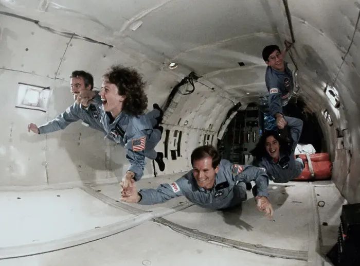 Framed Print : American Space Shuttle Astronauts During Gravity Training Framed Print : American Space Shuttle Astronauts During Gravity Training